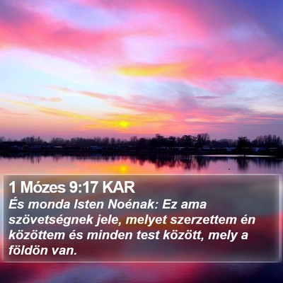 1 Mózes 9:17 KAR Bible Verse Image