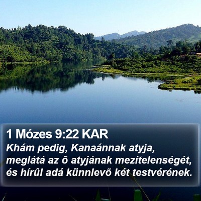 1 Mózes 9:22 KAR Bible Verse Image