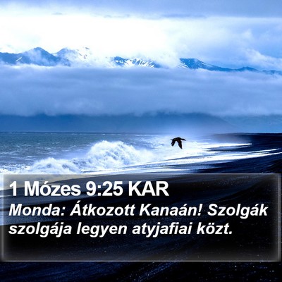 1 Mózes 9:25 KAR Bible Verse Image
