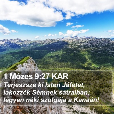 1 Mózes 9:27 KAR Bible Verse Image
