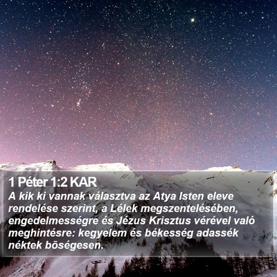 1 Péter 1:2 KAR Bible Verse Image