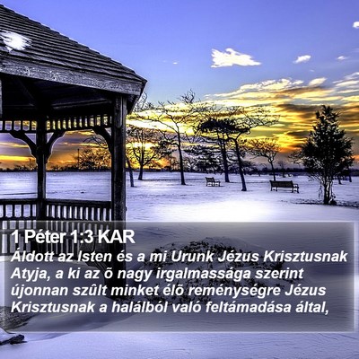 1 Péter 1:3 KAR Bible Verse Image