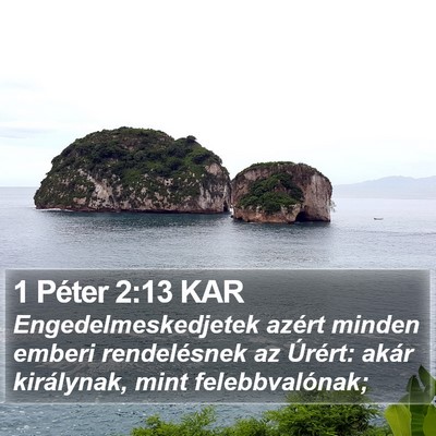 1 Péter 2:13 KAR Bible Verse Image