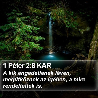 1 Péter 2:8 KAR Bible Verse Image