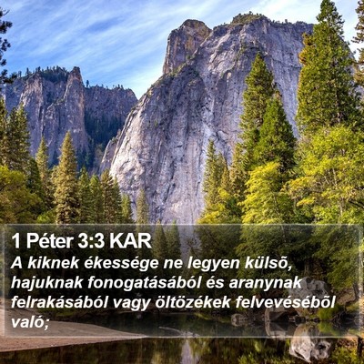 1 Péter 3:3 KAR Bible Verse Image
