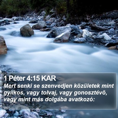 1 Péter 4:15 KAR Bible Verse Image