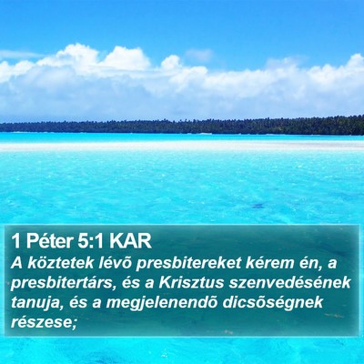 1 Péter 5:1 KAR Bible Verse Image