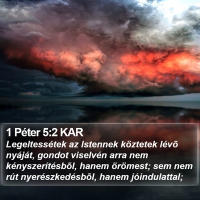 1 Péter 5:2 KAR Bible Verse Image