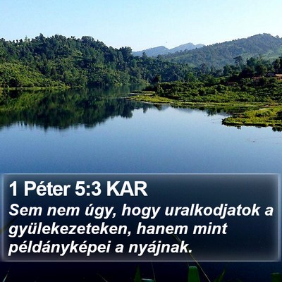 1 Péter 5:3 KAR Bible Verse Image