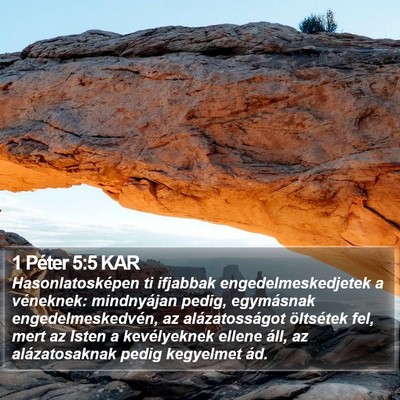 1 Péter 5:5 KAR Bible Verse Image