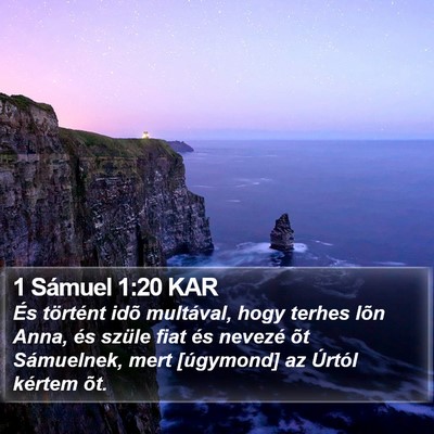 1 Sámuel 1:20 KAR Bible Verse Image