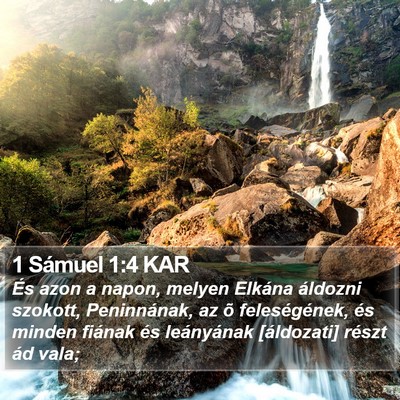 1 Sámuel 1:4 KAR Bible Verse Image
