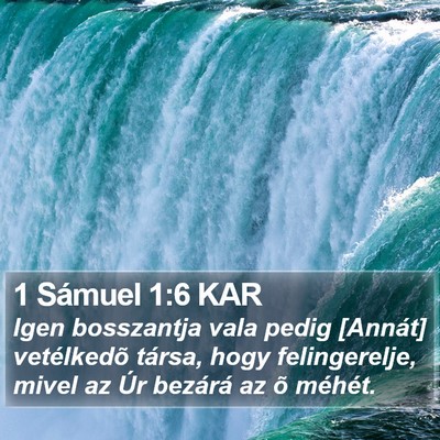 1 Sámuel 1:6 KAR Bible Verse Image