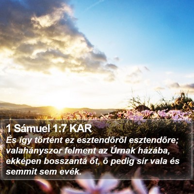1 Sámuel 1:7 KAR Bible Verse Image