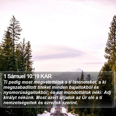 1 Sámuel 10:19 KAR Bible Verse Image