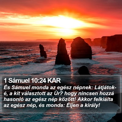1 Sámuel 10:24 KAR Bible Verse Image