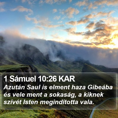 1 Sámuel 10:26 KAR Bible Verse Image