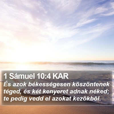 1 Sámuel 10:4 KAR Bible Verse Image