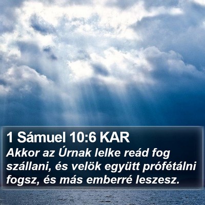 1 Sámuel 10:6 KAR Bible Verse Image