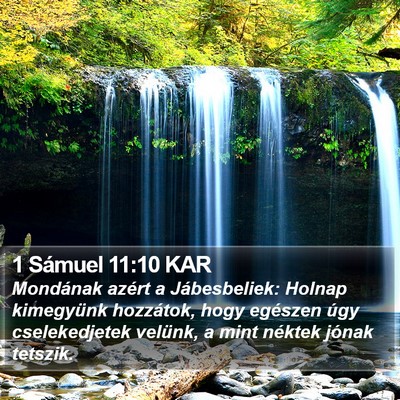 1 Sámuel 11:10 KAR Bible Verse Image