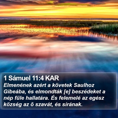 1 Sámuel 11:4 KAR Bible Verse Image