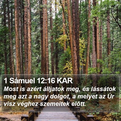 1 Sámuel 12:16 KAR Bible Verse Image
