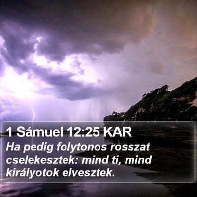1 Sámuel 12:25 KAR Bible Verse Image