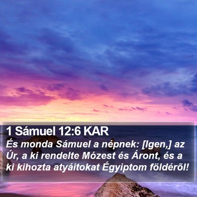 1 Sámuel 12:6 KAR Bible Verse Image