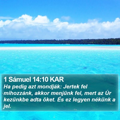 1 Sámuel 14:10 KAR Bible Verse Image