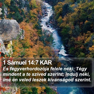 1 Sámuel 14:7 KAR Bible Verse Image