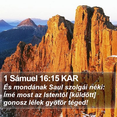 1 Sámuel 16:15 KAR Bible Verse Image