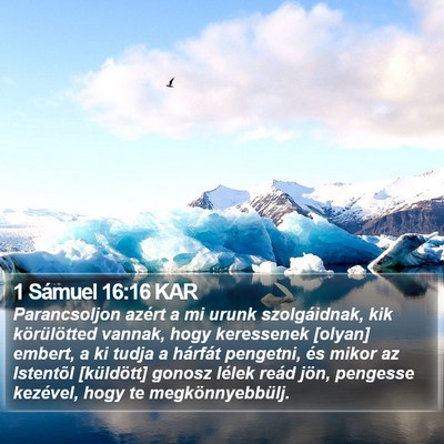 1 Sámuel 16:16 KAR Bible Verse Image