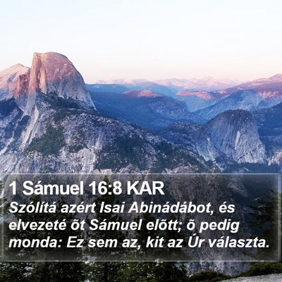 1 Sámuel 16:8 KAR Bible Verse Image