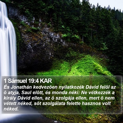 1 Sámuel 19:4 KAR Bible Verse Image