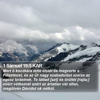1 Sámuel 19:5 KAR Bible Verse Image