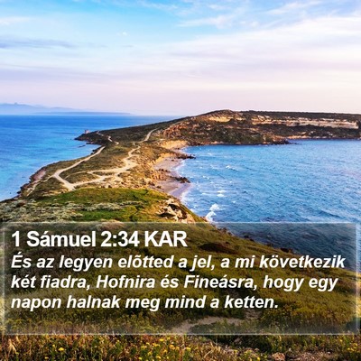 1 Sámuel 2:34 KAR Bible Verse Image