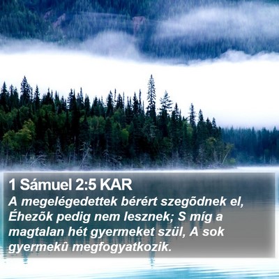 1 Sámuel 2:5 KAR Bible Verse Image