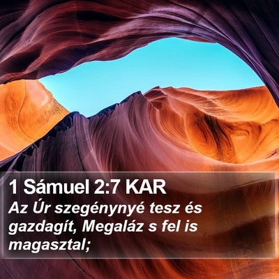 1 Sámuel 2:7 KAR Bible Verse Image