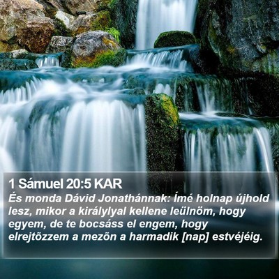 1 Sámuel 20:5 KAR Bible Verse Image
