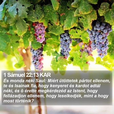 1 Sámuel 22:13 KAR Bible Verse Image