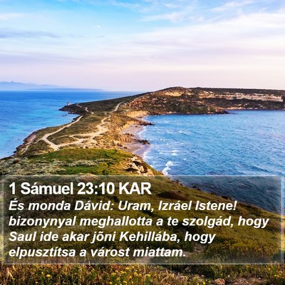 1 Sámuel 23:10 KAR Bible Verse Image
