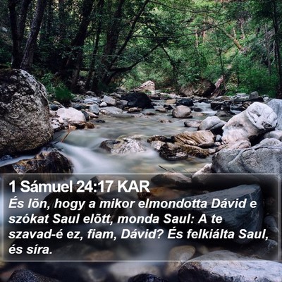 1 Sámuel 24:17 KAR Bible Verse Image