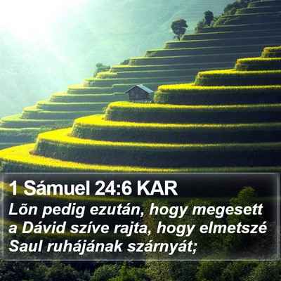1 Sámuel 24:6 KAR Bible Verse Image