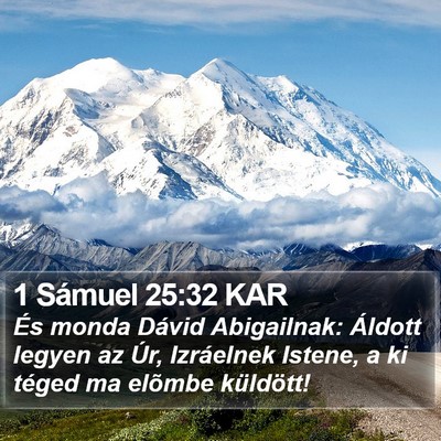 1 Sámuel 25:32 KAR Bible Verse Image