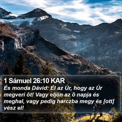 1 Sámuel 26:10 KAR Bible Verse Image