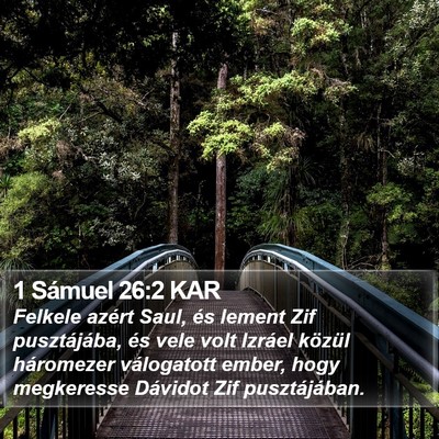 1 Sámuel 26:2 KAR Bible Verse Image