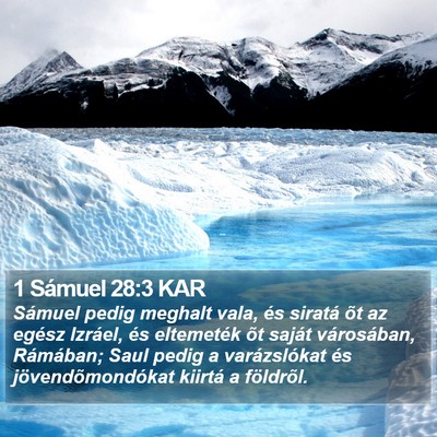 1 Sámuel 28:3 KAR Bible Verse Image
