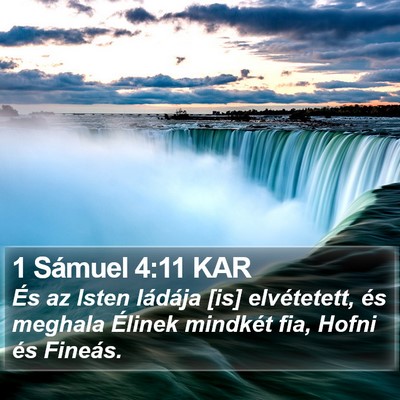 1 Sámuel 4:11 KAR Bible Verse Image