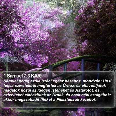 1 Sámuel 7:3 KAR Bible Verse Image