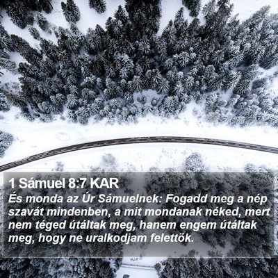 1 Sámuel 8:7 KAR Bible Verse Image